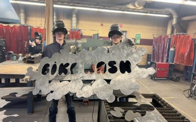 Students Create Unique Bike Wash for New Sideling Hill Trailhead